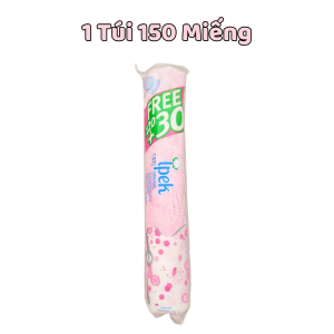 Bông tẩy trang Ipek 150 miếng mềm mịn thấm hút an toàn cho da  Chính Hãng.