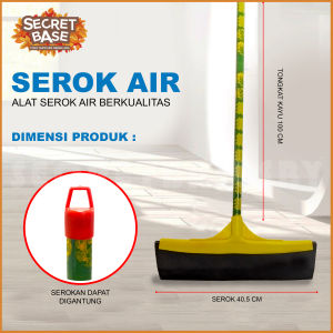 SEROK AIR KARET - Jumbo / Pel Karet Gagang / Wiper Lantai