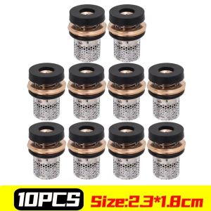 Polocat 1/10PCS Brass Water Stop Angle Valve with Filter Screen Faucet Water Tank Quick Stop Valve Pipeline Leak Proof Plug-in Accessory