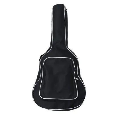 KAWES 41inch Waterproof Padded Acoustic Guitar Bag 600D Oxford Acoustic Guitar Bag Zipper Pockets Carry Soft Bag