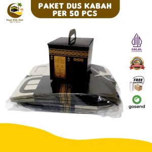 Kardus kosong kabah oleh oleh haji dan umroh paket isi 50 pcs