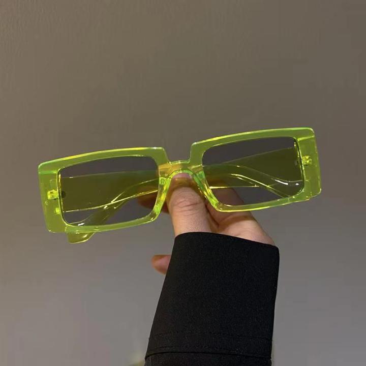 European%20American%20Personality%20Frosted%20Square%20Avocado%20Green%20Sunglasses%20INS%20Wind%20Sun%20Glasses%20Men%20And%20Women%20-%20Image%204