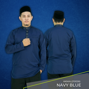 CY 210011 Baju Raya 2024 / KURTA MODERN DEWASA MUSLIM BAJU MELAYU /Cekak Musang / Navy Blood / Maroon / Black