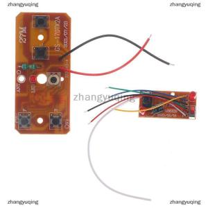 [COD] zhangyuqing 4CH RC Remote Control 27MHz Circuit PCB Transmitter Receiver Board Radio System for RC Car
