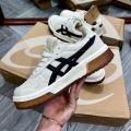 Asics Court sneakers MZ black and cream gray new unique design popular trend 2023 [Full Box]. 