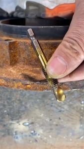 M3-M10 Mũi khoan taro KINGBLUE KBR mũi khoan taro tạo ren trong thép M2 phủ Titanium chuôi lục giác