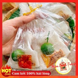 Xâu bánh tráng trộn vò tắc 10 gói bánh tráng phơi sương xâu vò tắc Bon Bon - 04110067