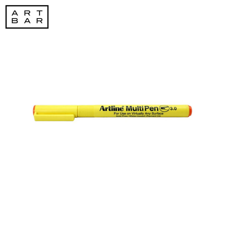 Artline Permanent Marker EMP3 3mm Orange Chisel - Art Bar | Lazada PH