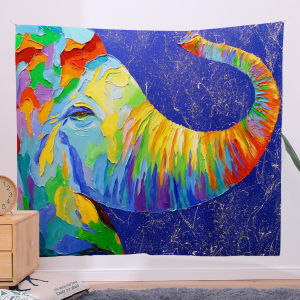 Ready stock sa local warehouseFabric art tapestry Elephant pattern hanging cloth Home Decorative Tapestry Wall Hanging Background Cloth