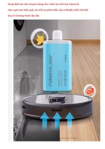 Nước lau sàn lau nhà chuyên dụng cho robot lau hút bụi Roborock (Roborock S7Roborock S7 MaxVRoborock G10)