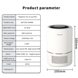 JARD Air Purifier For home With Fragrance Minimalist table-top Diffuser Aromatherapy Formaldehyde Remover Air Freshener