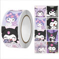 cute 500 stickers/Sanrio Handbook Material Stickers Melody Kuromi Cinnamon Stickers Decorative Roll Stickers. 