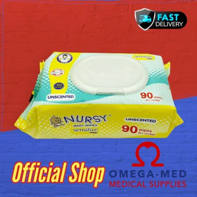 Nursy Baby Wipes 80+10 Sheets