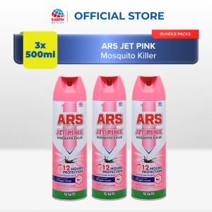 ARS Jet Pink Mosquito Killer 500mL - Bundles of  3