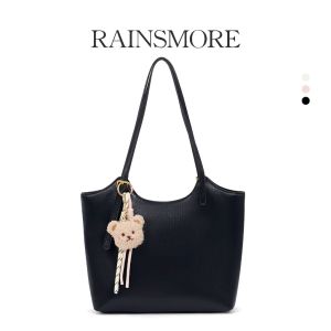 RAINSMORE Tote Bag with Waterproof Fabric 14 Inch - Large Capacity bag for women