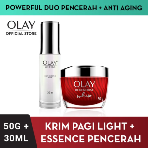 OLAY Powerful Duo (OLAY Luminous Light Perfecting Serum 30ml & OLAY Regenerist Whip 50gr)