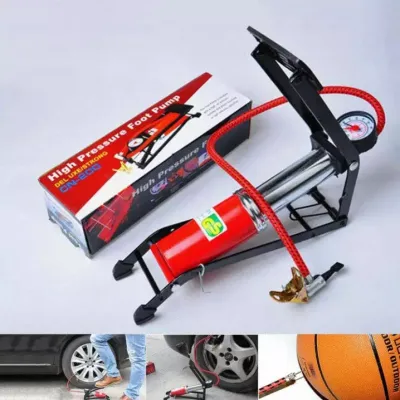 Bơm Hơi Đạp Chân Đa Năng Ô tô Xe Máy Xe Đạp Đa Năng Bảo Hành 1 Tháng - S292