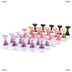 [COD] xingtu 1 Set Nail Holder Practice Display Stand Acrylic Showing Shelf