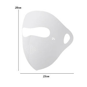 Summer Ice Silk Sun Protection Full Face Mask Cycling UPF50+ Anti-UV Neck Scarf Neck Protection Dustproof Sunshade Face Mask