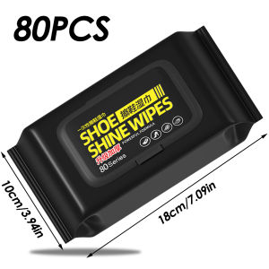30/80Pcs Portable Shoe Wipes - Disposable Sneaker Cleaner Wipe- White Shoe Fast Restoration Wet Wipes - Shoe Quick Cleaning Tools