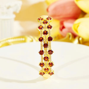 Sequito trang sức nữ sang trọng Pave thiết lập đầy màu sắc Vòng aaaaa Zircon Hollow Vòng mạ Vàng prom phụ kiện quần áo B365