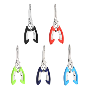 Multifunctional Small Fishing Plier Scissors Nonslip Stainless Steel Hook Remover Fish Line Cutter Fishing Tool Enduring
