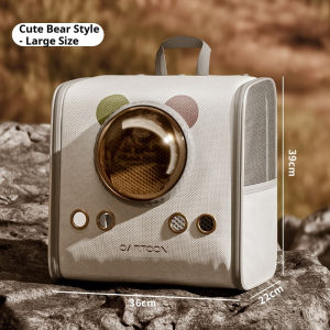 Pet Portable Cat Bag Handheld Foldable Shoulder Bag Outdoor Backpack Cartoon Large Medium Small Three-Piece Set Cat Bag