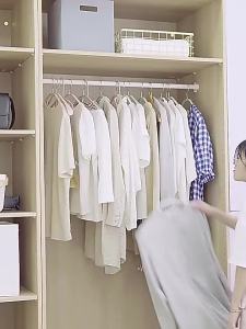 Multifunctional Folding Clothes Hanger Folding Rotating Hanger Nine-Hole Hanger Space-Saving Hanger