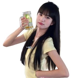 Wig female air Qi bangs long straight hair chemical fiber full head cover simulated daily whole wig