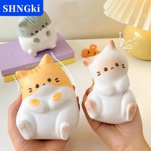 [COD] 🔥🔥🔥SHNGki Mèo mới giảm căng thẳng Squishy Đồ chơi PU chậm tăng bóp Antistress bóng phim hoạt hình bảng đồ trang trí Squishy giảm căng thẳng Đồ chơi