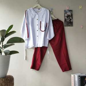 SET VIRAL DEWASA / Setcel Rayon Twill Oversize Viral