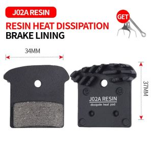 MTB Bike Disc Brake Pads J02A Resin Ice Tech bicycle hydraulic Brakes Pad Calipers SLX Deore