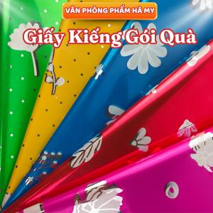 Combo 10 Tờ Giấy kiếng gói quà kích thuớc 70x100cm giấy bóng kiếng gói quà nhiều màu