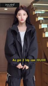 Quảng Đông C♢Áo khoác gió nam vải du tráng bạc JULIDO chống nước cản gió cản bụi hottrend3/21