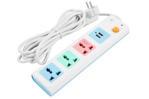 Ổ Cắm Điện Đa Năng Comet CES5303 – 3 Chấu + 2 USB Dây 3m An Toàn – Tiện Dụng Mọi Nơi!