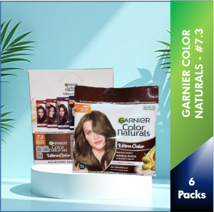 【Pack of 6】 #7.3 Golden Brown - Garnier Hair Color Naturals Ultra Color SACHET Hair Dye