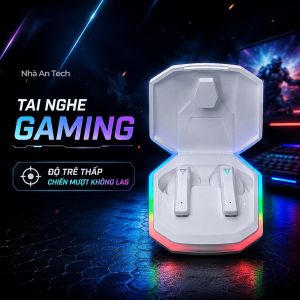 Tai Nghe Gaming Bluetooth Y021 TWS Độ Trễ Thấp Bluetooth 6.0 LED RGB Cảm Ứng Có Micro Tặng Túi đựng phụ kiện