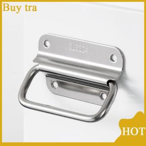 [Buytra] Cabinet Flight Case Solid Furniture Hardware Folding Handle For Tool Box Stainless Steel Drawer Wardrobe Easy Install