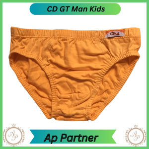 Paket 3 Pcs CD Anak Laki Laki Bahan Katun Nyaman | Celana Dalam Anak GT Man Kids Kuning Premium