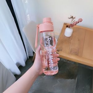 LD-C910 Botol Minum Flip Plastik BPA FREE 600ML dengan Gantungan Portable / Sport Bottle Botol Air