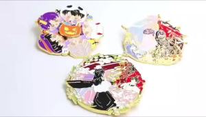 Game Love and Deepspace Sylus Rafayel Zayne Zaynie Rafayel Xavier Caleb Cartoon Series Enamel Pins Brooches For Cute Clothing Backpack Rotation Lapel Badges Fashion Jewelry Gift