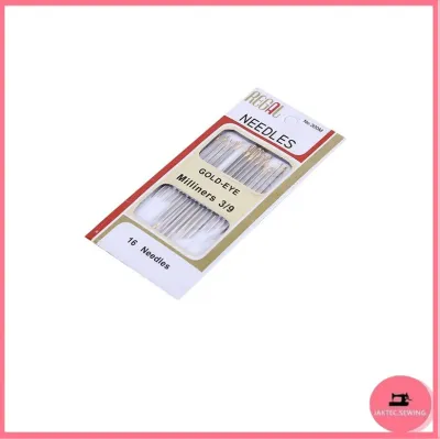 ชุดเข็มเย็บปักผ้า เย็บผ้า 1ชุด16เล่ม(16Needles) ชุดเข็มหัวทอง สินค้าพร้อมส่ง