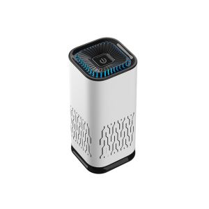 GOXBERK Mini Máy lọc không khí ô tô Di động Nhỏ gọn Máy lọc không khí ion Khử mùi Im lặng Máy lọc không khí ion âm Xe cộ