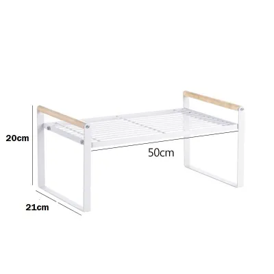 HOMIX Rak Dapur Susun Rak Kabinet Dapur Rak Lemari Dapur Rak Bawah Wastafel Untuk Bumbu Panci