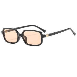 JN IMPRESSION European and American Small Square Frame Anti UV Sunglasses Internet Celebrities Womens Street Snap Sunglasses for Taking Photos