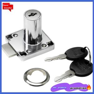 Fkend Drawer Locks with 2 Keys Cabinet Lock Rolled Steel Furniture Hardware Cam Locks