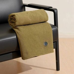 Heated Blanket USB Wearable Electric Blanket Portable Warmer Blanket for Shoulder Electric Heating Shawl with 3 Temperature Settings