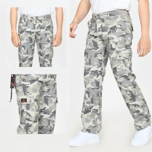 Carpenter Pants Original Celana Cargo Loreng Panjang Pria Gombrong Reguler Fit PDL Gunung Outdoor