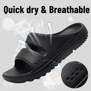 Comwarm Orthopedic Sandals For Women Men Summer Beach Flip Flops With Arch Support Soft Cloud Slippers House Bathroom Slides