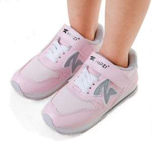HIPZI Sepatu Sneaker Anak Laki-laki & Perempuan Sport Casual Ringan Anti Selip Model Terbaru 2023 HNBT Soft Pink